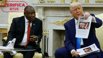 El presidente Trump se rene con su homlogo sudafricano Cyril Ramaphosa en la Casa Blanca