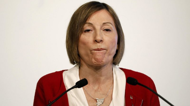 Forcadell afirma que la declaraci�n de independencia votada por el Parlament "fue una declaraci�n pol�tica"