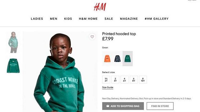 H&M cierra temporalmente en Sudáfrica tras las protestas por una sudadera que tachan de racista