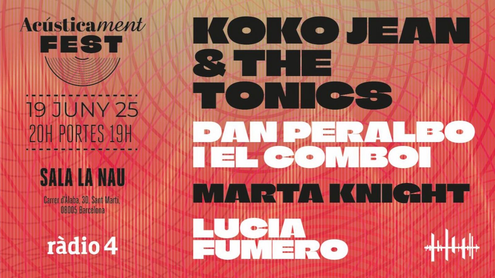 Aconsegueix entrades per a l'Acsticament Fest 2025!