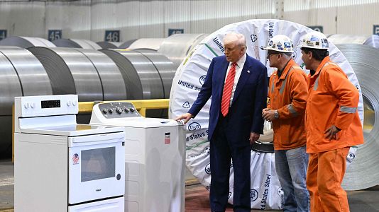 Donald Trump anuncia que subirá los aranceles al acero del 25% al 50%