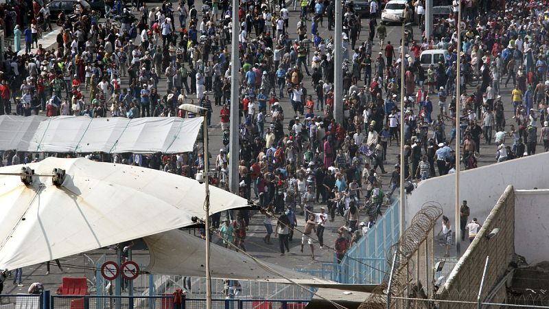 Mueren dos mujeres porteadoras en una avalancha en las inmediaciones de la frontera con Ceuta