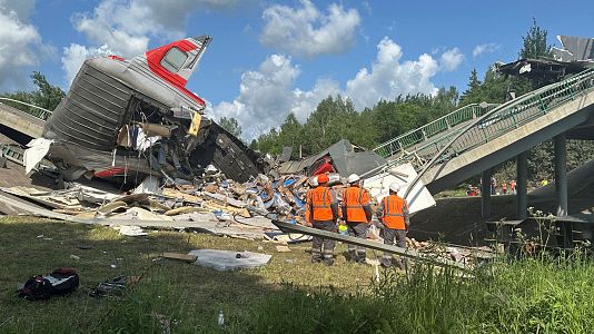 Dos puentes se derrumban en Briansk y Kursk