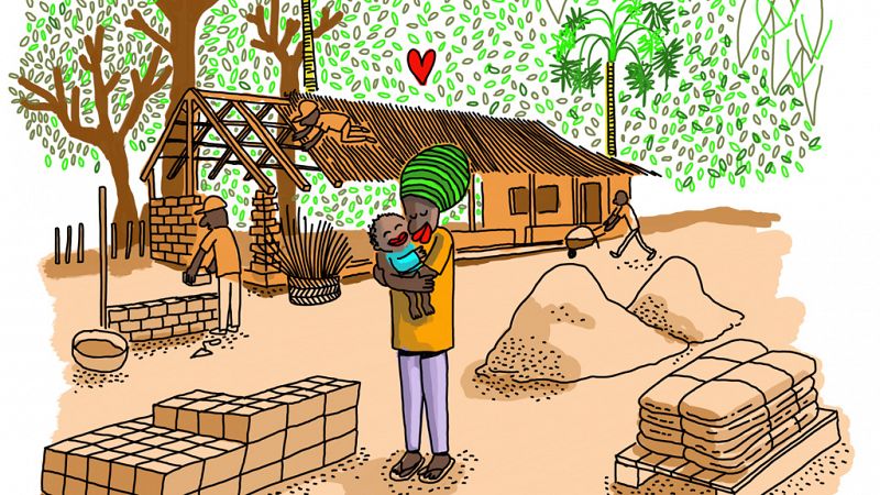 'La escuela', un cómic solidario para construir un colegio en Senegal