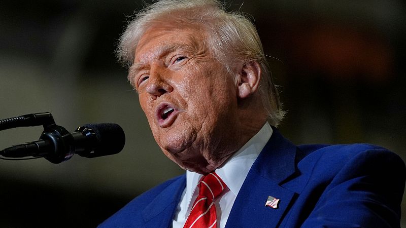 Trump afirma que EE.UU. no permitirá a Irán enriquecer uranio y culpa a Biden de no haber actuado antes