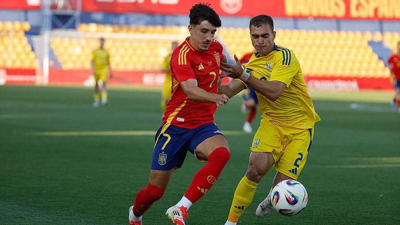 España descarrila ante Ucrania en el último test antes del Europeo Sub-21