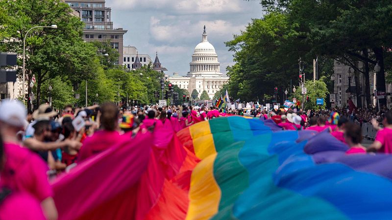 WorldPride 2025 en Washington: orgullo y resistencia frente al retroceso de derechos LGBTQ+ impulsado por Trump