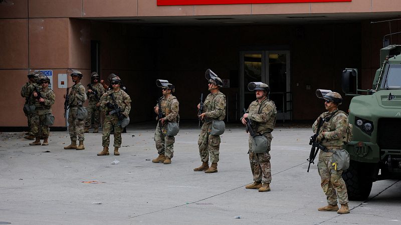Trump despliega a la Guardia Nacional mientras continúan las protestas en Los Ángeles por las redadas antiinmigración