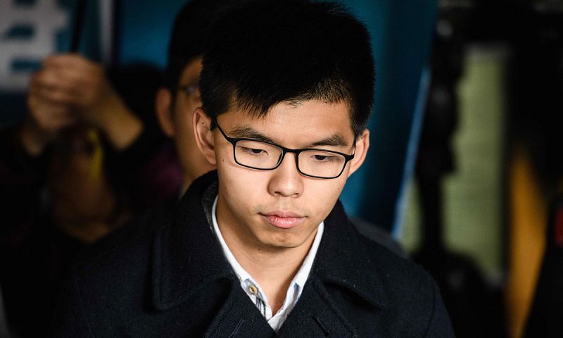 Joshua Wong, el líder demócrata de la 'Revolución de los Paraguas', encarcelado por segunda vez