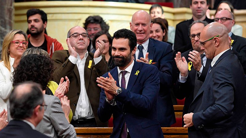 La constitución del Parlament catalán, en directo