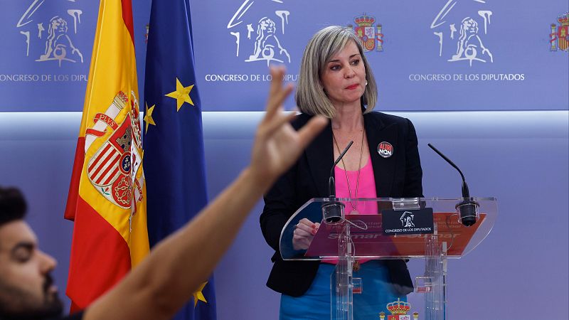 Nuevo altercado en el Congreso con otro agitador ultra que revienta la rueda de prensa de Sumar