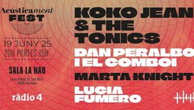 Torna l'Acústicament Fest, el festival de Ràdio 4