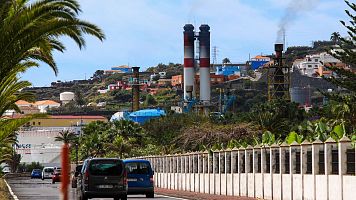 Central elctrica de Los Guinchos, en La Palma, donde se ha producido una avera este jueves
