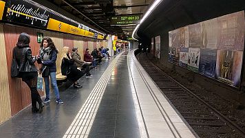 Estaci Passeig de Grcia de la lnia L4 (no afectada)
