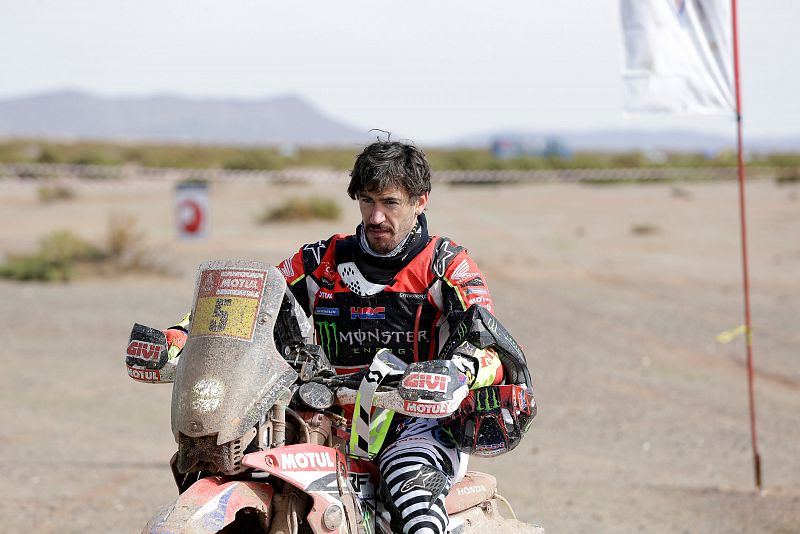 Joan Barreda abandona el Dakar exhausto en la undécima etapa