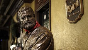El verdadero Hemingway en San Fermn: ni noches en La Perla ni