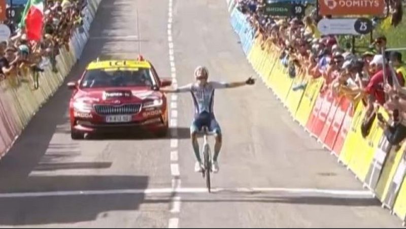 Lenny Martinez gana la última etapa y Tadej Pogacar el Critérium Dauphiné 2025