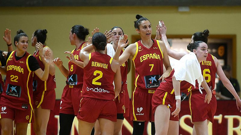 Espaa-Italia. Amistoso femenino de preparacin para el Eurobasket, en Inca (Mallorca).