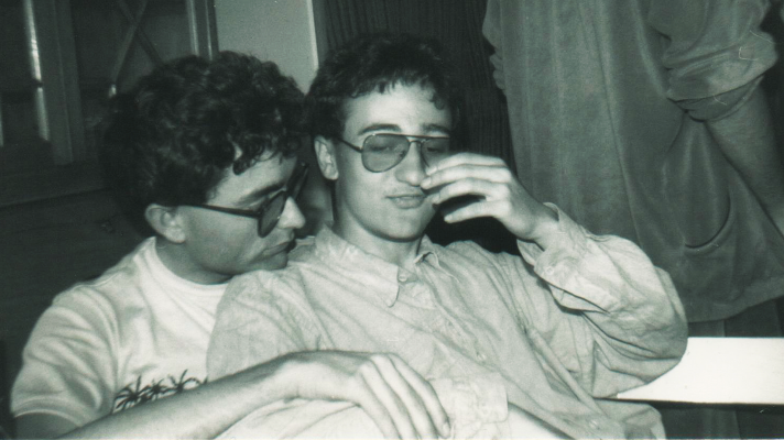 Miguel ngel Snchez y su marido Pedro Antonio Prez