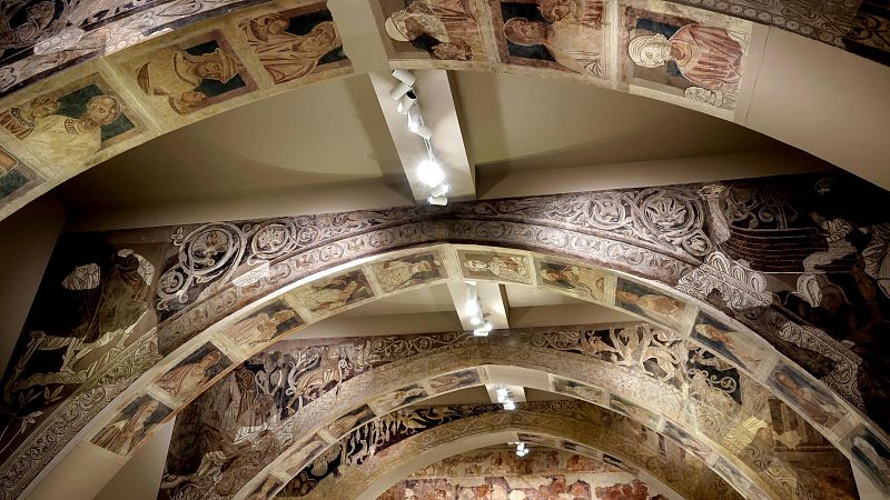 El Museo Nacional de Catalua alega su "incapacidad" para trasladar las pinturas de Sijena