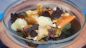 Receta de ravioli de calabaza asada con salsa de bergamota de MasterChef 13