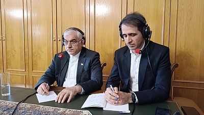 Reza Zabib, embajador iraní en España, defiende el carácter pacífico del programa nuclear iraní: "El Organismo Internacional de Energía Atómica lo ha reconocido" - Escuchar ahora