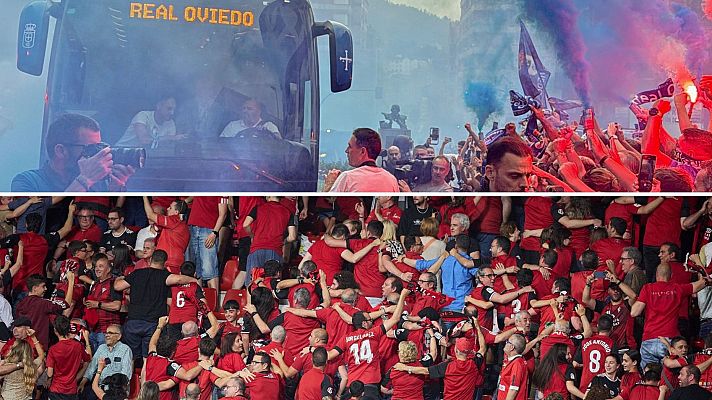 Real Oviedo y CD Mirands buscan el ascenso a Primera Divisin en el Carlos Tartiere