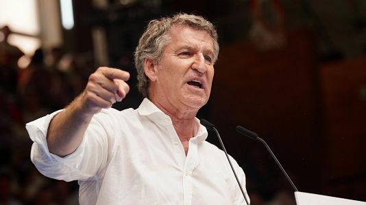 El lder del PP, Alberto Nez Feijo