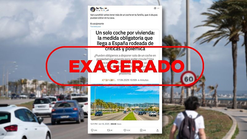 No van a prohibir tener más de un coche por vivienda en España, es una propuesta en Mallorca para los no residentes