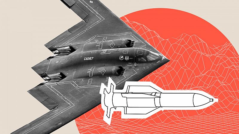 Un bombardero 'invisible' y una bomba nunca usada: así ha sido el ataque de EE.UU. a Irán