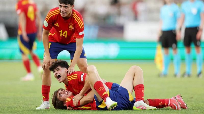 España, finalista del Europeo sub-19 tras ganar 6-5 a Alemania