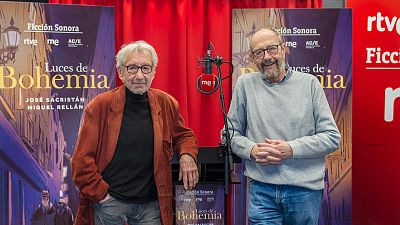 RNE estrena el ltimo captulo de la ficcin sonora 'Luces de bohemia' y entrevista a Jos Sacristn y Miguel Relln