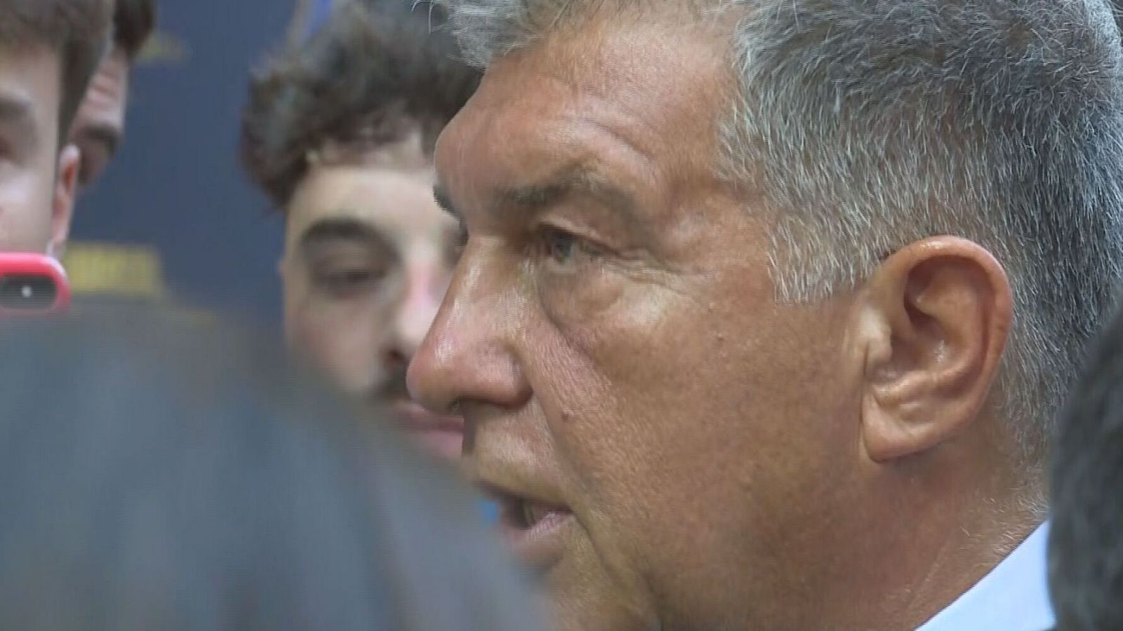 Laporta: "No entiendo que el Athletic hable del Barça en LaLiga" - Fútbol | Ver