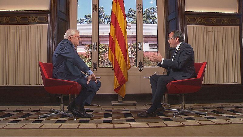 Josep Rull, president del Parlament, a 'Aqu parlem'