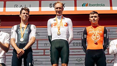 Abel Balderstone, campen de Espaa contrarreloj de ciclismo