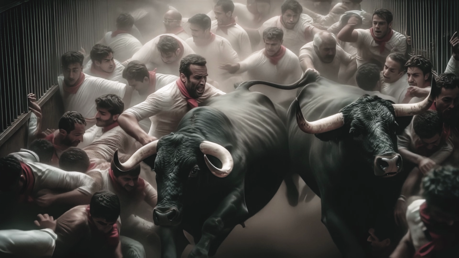 Las mejores imágenes de San Fermín recreadas con IA | Ver