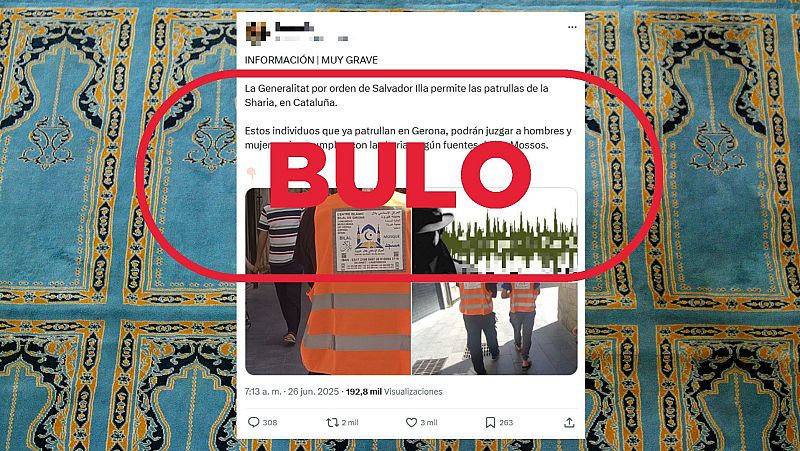 No hay patrullas de la sharía en Cataluña autorizadas por la Generalitat, es un bulo