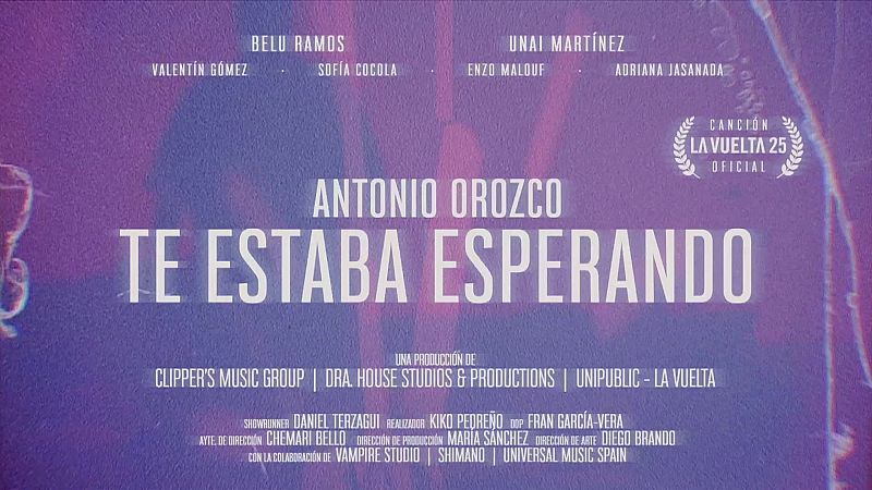 'Te estaba esperando', de Antonio Orozco, sintonía oficial de la Vuelta a España 2025
