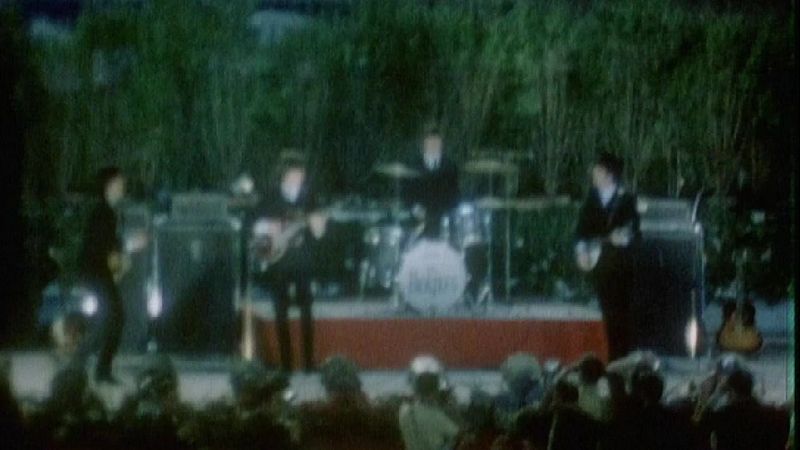 Una filmacin indita en color recupera el concierto de The Beatles en Barcelona en 1965