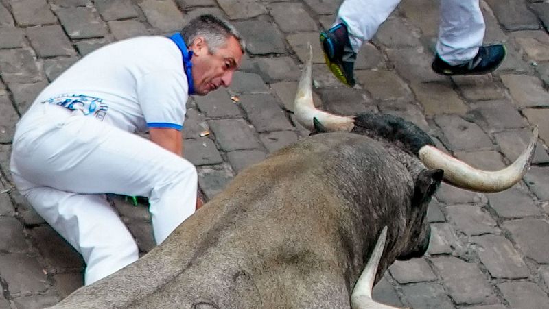 Ganadera del sexto encierro de San Fermn 2025: Jos Escolar y sus espectaculares crdenos