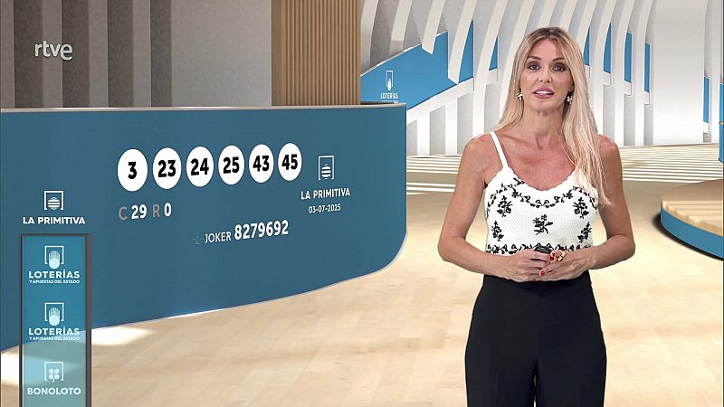 Sorteo de la BonoLoto, Primitiva y Lotera Nacional del jueves 3 de julio