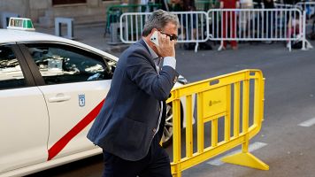 El empresario y presunto corruptor del caso Koldo, Antxon Alonso, en su llegada al Supremo