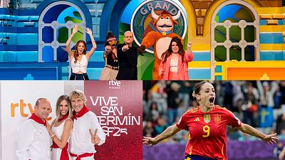 Superlunes de audiencias para La 1 con los Sanfermines, la Eurocopa femenina y 'El Grand Prix del verano'