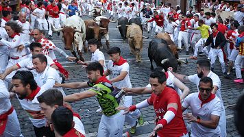 El encierro perfecto de San Fermn, una coreografa imposible