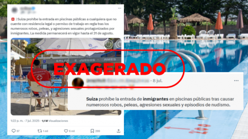Suiza no ha prohibido a los inmigrantes el acceso a las piscinas públicas