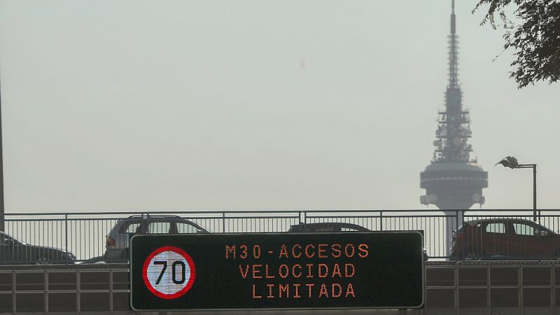 Madrid desactiva este jueves el límite de velocidad por alta contaminación