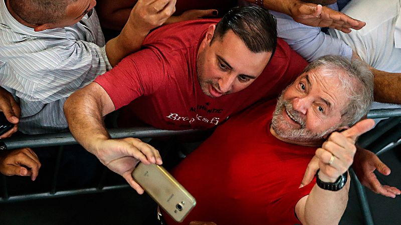 Lula se dice tranquilo ante su examen judicial: "Sólo el día en el que muera voy a parar de luchar"