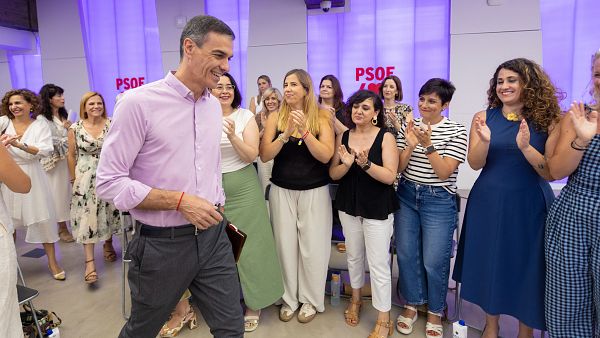 El presidente del Gobierno, Pedro Snchez, se rene con las secretarias y portavoces de Igualdad de los territorios