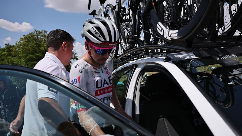 Joao Almeida, principal escudero de Pogacar en la alta montaa, abandona el Tour