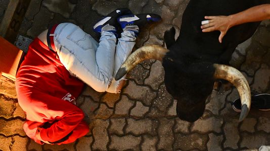 Octavo encierro de San fermn: parte de heridos.